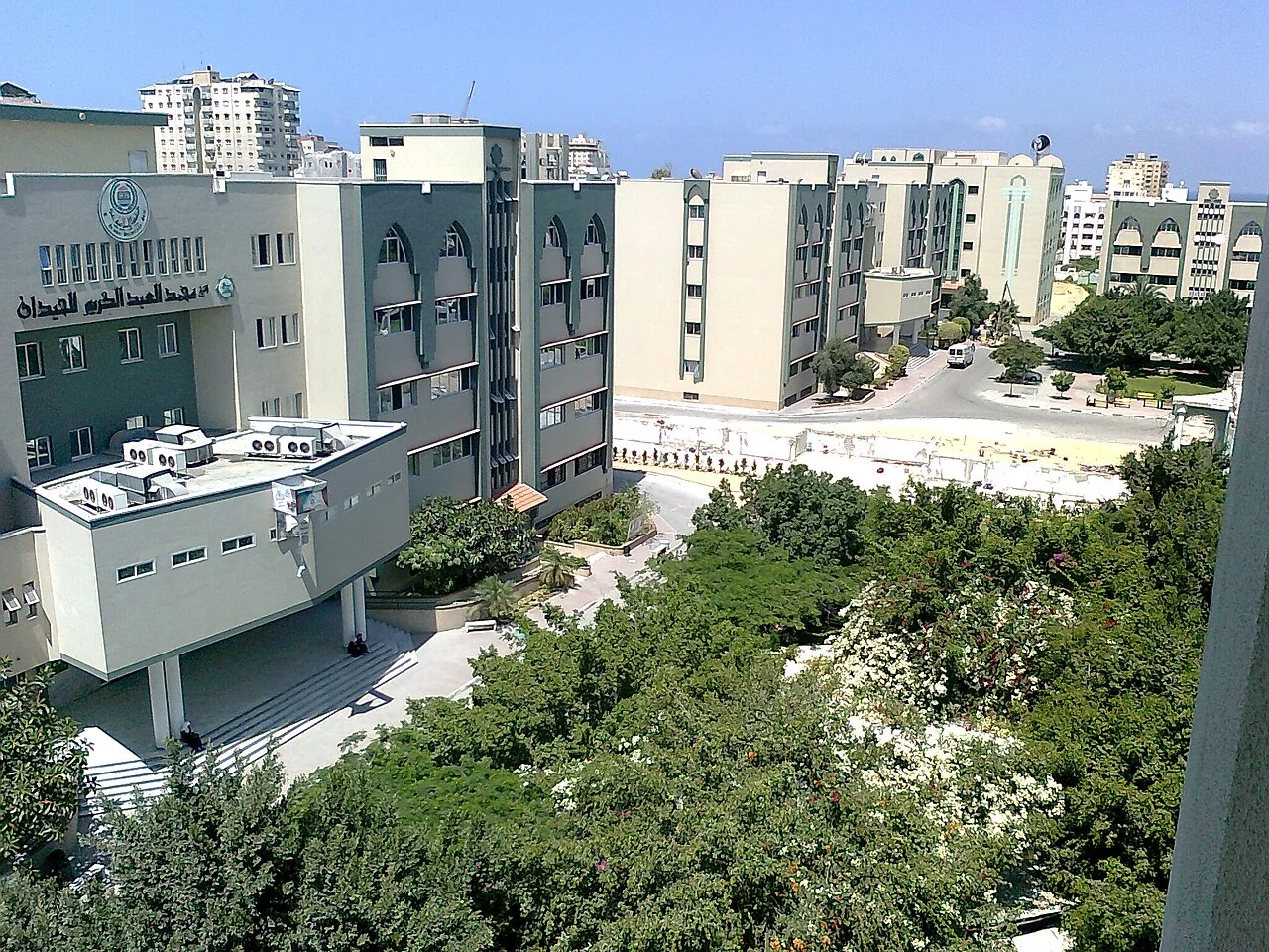 صورة أرشيفية للجامعة الإسلامية في غزة؛ لا توثق غارة 25 أكتوبر.