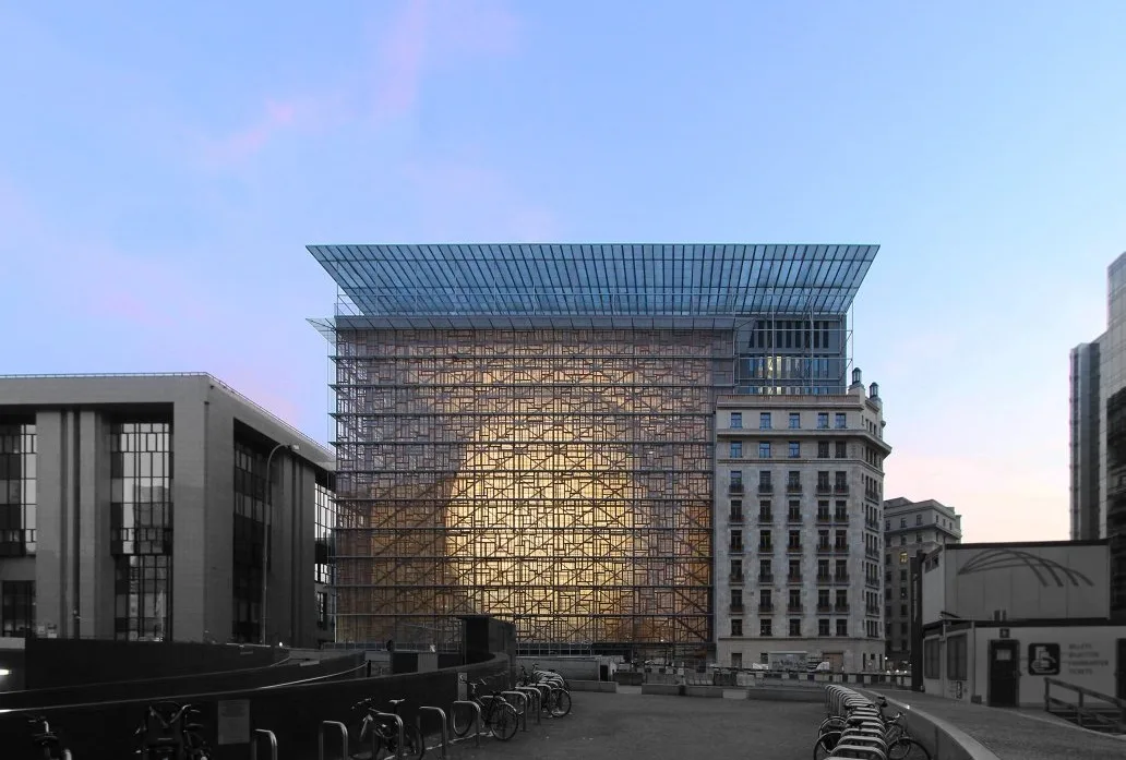 Europa building in Brussels in 2016. Archive photograph.