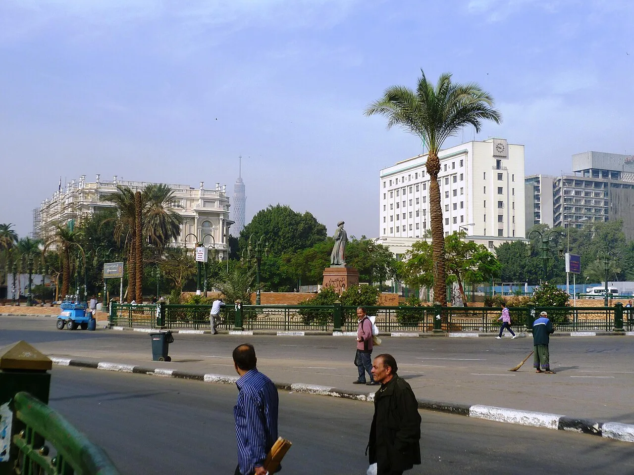 صورة أرشيفية لميدان التحرير في القاهرة.